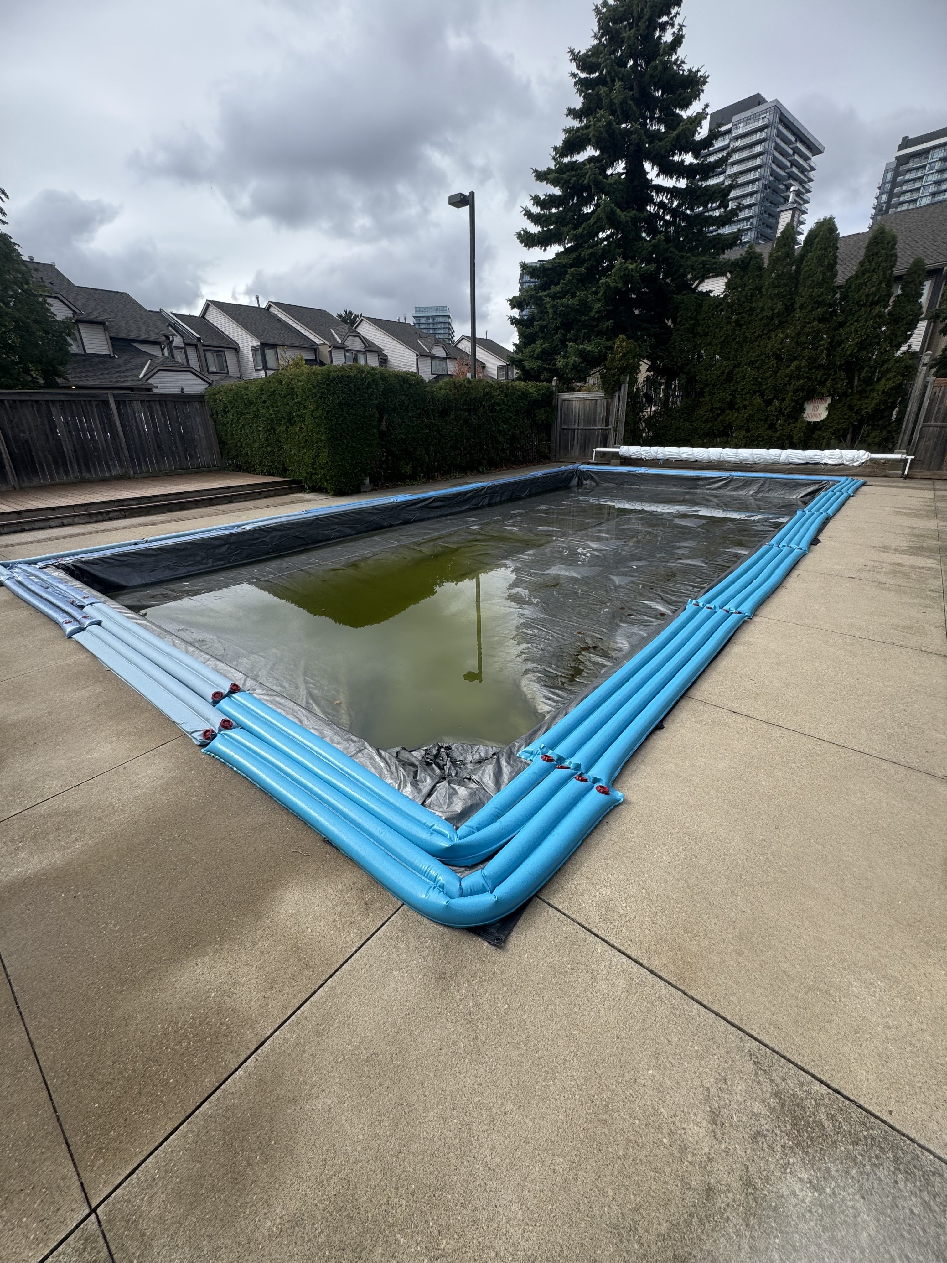 Safety cover installation