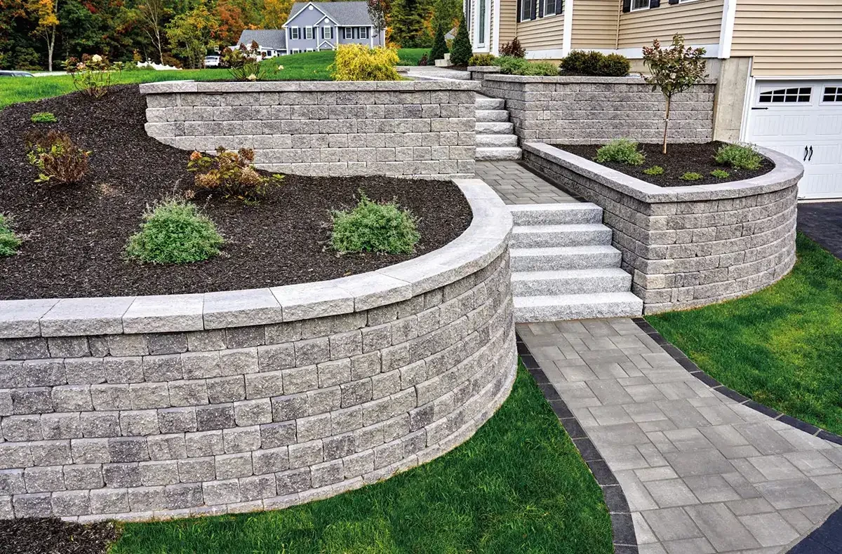 Retaining wall construction services